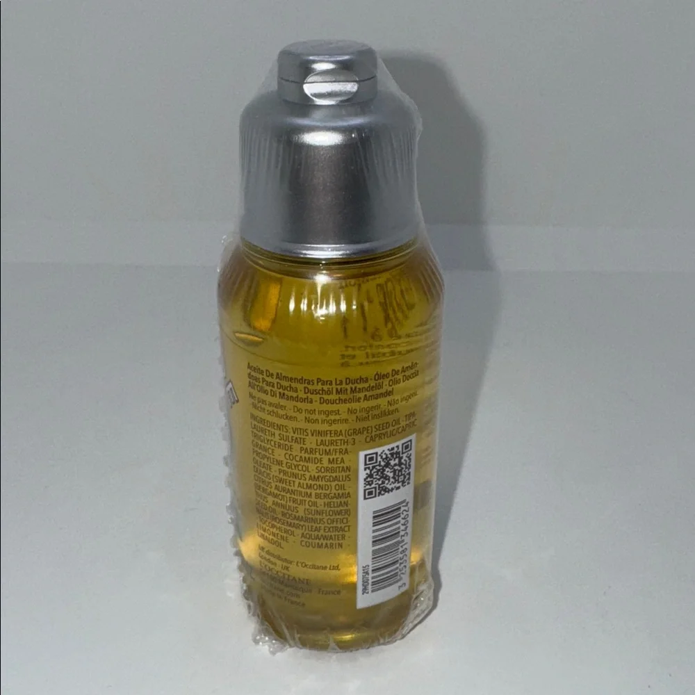 Almond Shower Oil BY LOccitane 2.5 oz Shower Oil New & Sealed